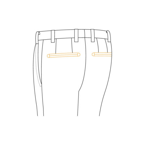 Senzio Garment Finals V1 Tuxedo Back Pockets No Satin