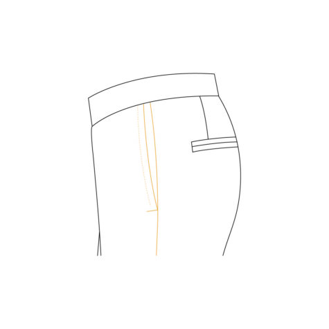 Senzio Garment Finals V2 Tuxedo Trouser Plain
