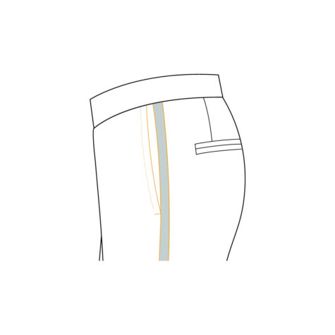 Senzio Garment Finals V2 Tuxedo Trouser Plain And Formal