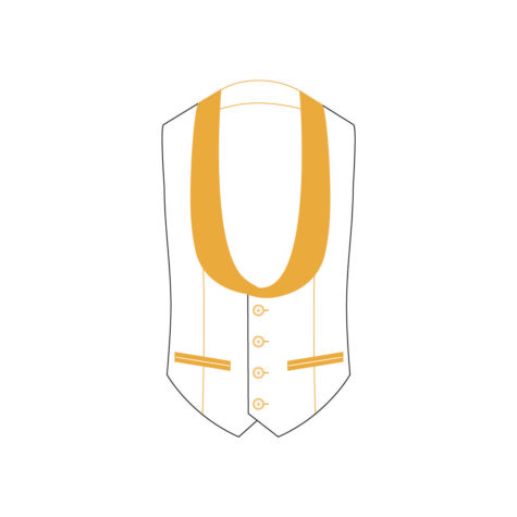 Senzio Garment Finals V2 Tuxedo Waistcoat Style 1