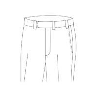Senzio Garment Finals V1 Trouser Style Belt Loops Without Button Closure